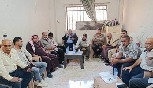 لجنة تنمية مخيم درعا تطرح أولويات التأهيل واستعادة الممتلكات العامة أمام هيئة اللاجئين