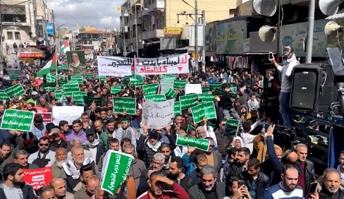 تظاهرات في الأردن واليمن والبحرين ضد الإبادة الجماعية في قطاع غزة