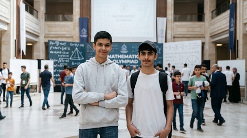 طالبان يحصدان العلامة التامة في الرياضيات ويترشحان لأولمبياد حلب