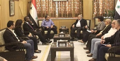 لقاء بين مدير الأونروا في سورية ومحافظ حلب لمناقشة وضع مخيمي النيرب وحندرات