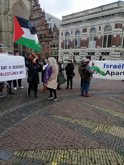 وقفة تضامنية مع الشعب الفلسطيني في هولندا