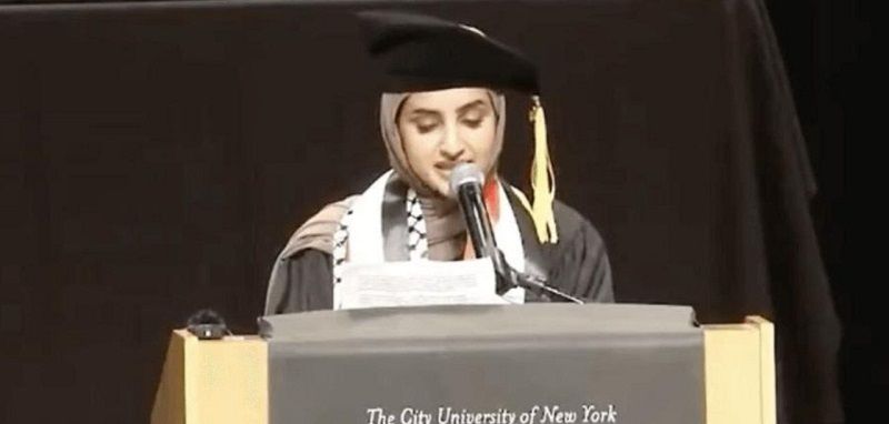 اللوبي الصهيوني يحرض على الطالبة 