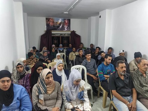 مجلس كادري للمنظمات الجماهيرية الديمقراطية الفلسطينية يبحث أوضاع اللاجئين والبرنامج الوطني والاجتماعي والاستحقاقات الانتخابية