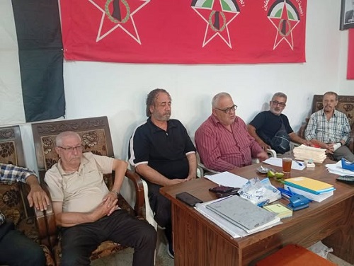 قطاع العمال في الجبهة الديمقراطية ينظم ندوة نقابية في مخيم الرشيدية جنوبي لبنان