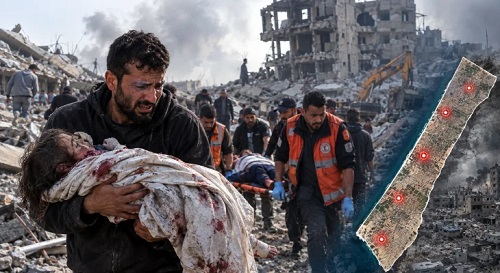 غزة: 5 شهداء و17 خرقًا إسرائيليًا جديدًا للهدنة