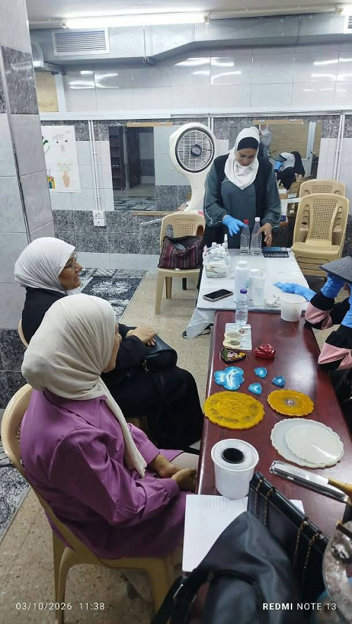 «ندى» تواصل دعمها لتمكين المرأة عبر افتتاح دورة الريزن الثانية للسيدات في مخيم اليرموك.