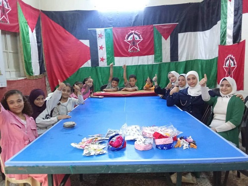 «مجد» تنظم نشاطاً ترفيهياً للأطفال في مخيم جرمانا.