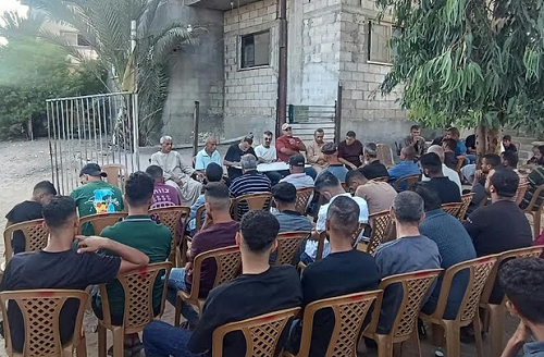 «الديمقراطية» تبحث في مخيم النصيرات الاستعداد للانتخابات التشريعية