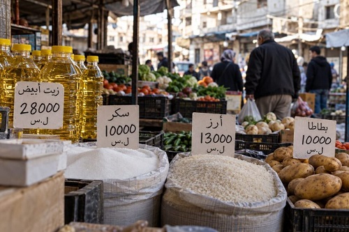 غلاء الغذاء يفاقم الأعباء المعيشية في مخيم خان الشيح