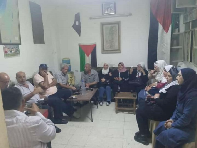 أمسية أدبية في تجمع ركن الدين للمنتدى الثقافي الديمقراطي الفلسطيني