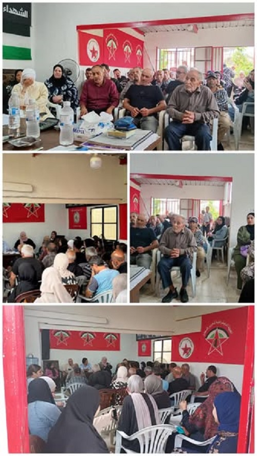 خالدات حسين من مخيم الرشيدية: ندعو لحوار وطني جاد لتوفير الشراكة الوطنية والتوافق على انتخابات عامة بمشاركة الجميع