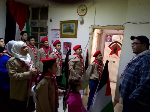 تجمع_ركن_الدين فرقة ( صفد ) الكشفية تقيم ورشة عمل بأسس العمل الكشفي. بمناسبة الذكرى ال55 لانطلاقة الجبهة الديمقراطية لتحرير فلسطين.