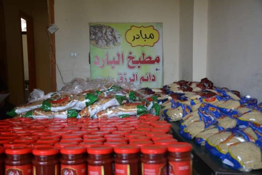 توزيع حصص غذائية على العائلات المتعففة في 