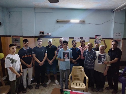 #حماة_مخيم_العائدين المنظمات الجماهيرية الديمقراطية الفلسطينية في مخيم العائدين بحماة تؤكد مواصلة التحركات التضامنية للمطالبة بحرية حسن شحادة