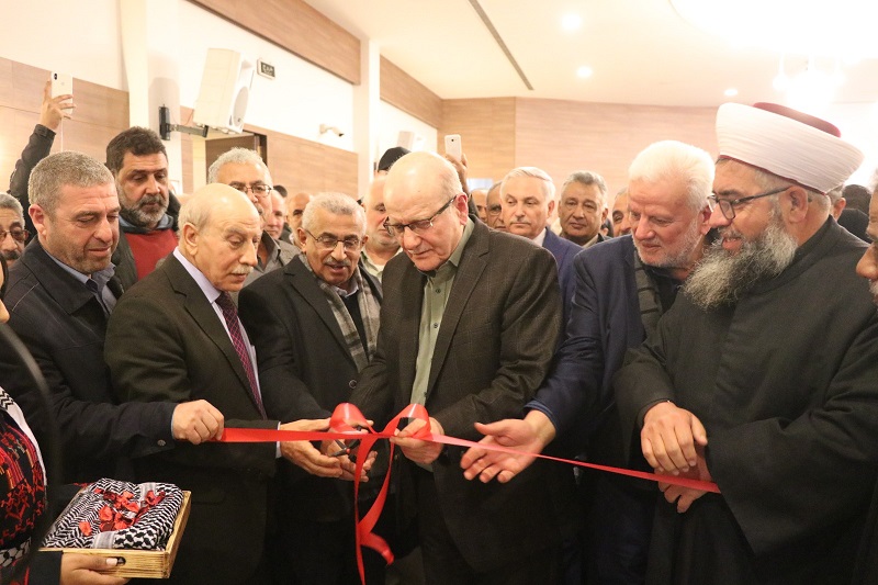 افتتاح معرض الكتاب الوطني الفلسطيني في لبنان برعاية نائب الامين العام للجبهة الديمقراطية فهد سليمان.