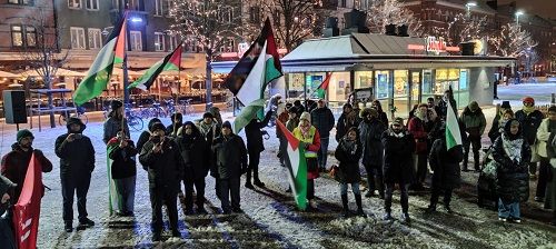 بمناسبة اليوم العالمي للتضامن مع الشعب الفلسطيني وقفة تضامن في مدينة 